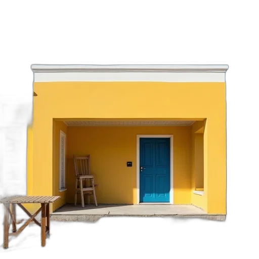 building, furniture, umbrella, staff transparent PNG cut-out