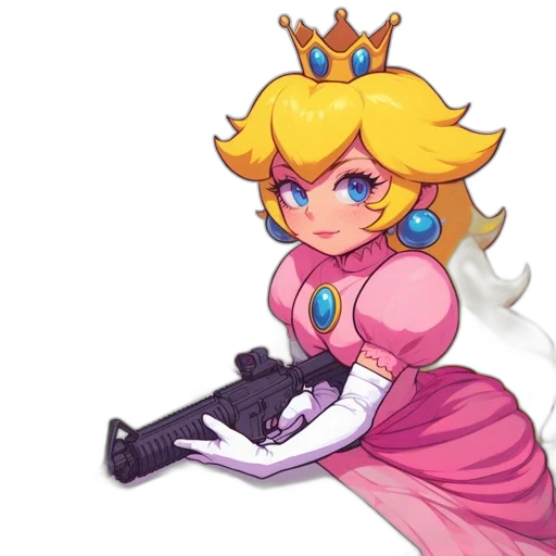 weapon, crown, dress, staff transparent PNG cut-out