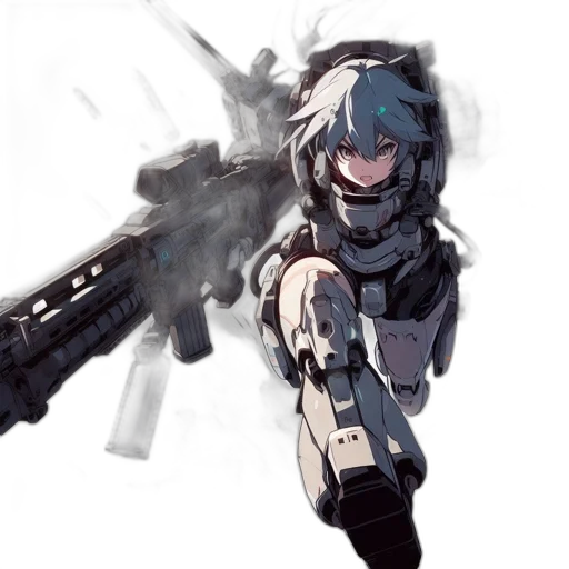weapon, robot, sword, staff transparent PNG cut-out