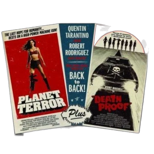 outer space, grindhouse, movie, poster transparent PNG cut-out