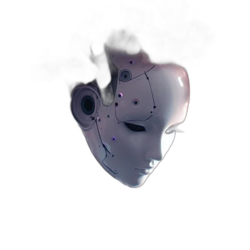 mask, face, robot, crown transparent PNG cut-out