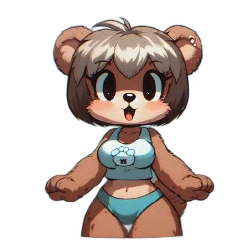 staff, animal, creature, pixel art transparent PNG cut-out