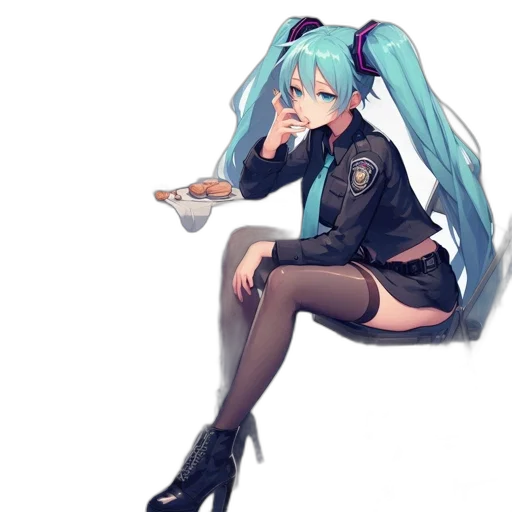 dress, staff, weapon, robot transparent PNG cut-out