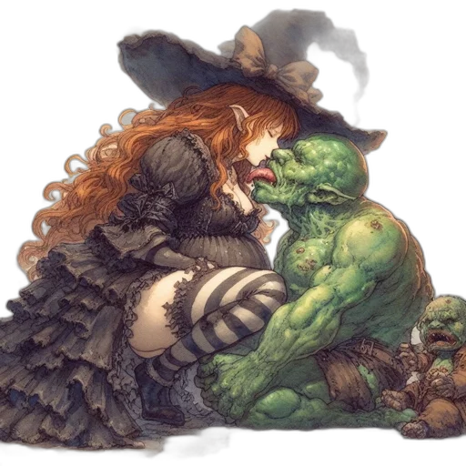 fantasy art, concept art, comic book art, pixel art transparent PNG cut-out