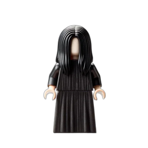 hair, dress, creature, 3d render transparent PNG cut-out