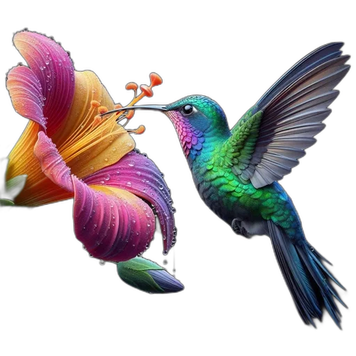 animal, jewelry, staff, 3d render transparent PNG cut-out