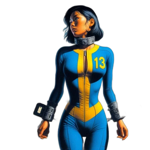 jacket, comic book art, concept art, 3d render transparent PNG cut-out