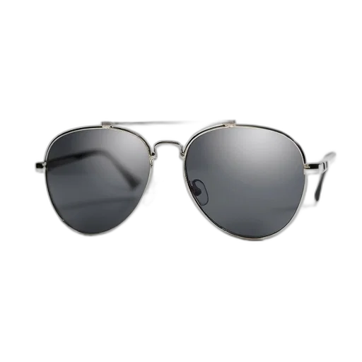 3d render, pair, sunglasses, reflective transparent PNG cut-out
