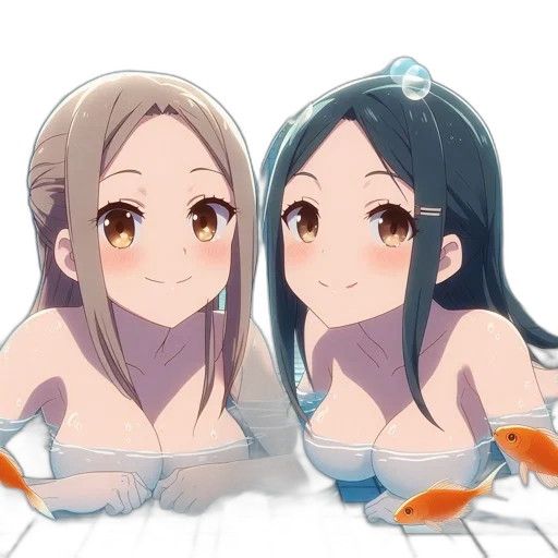 crown, anime, cartoon, 3d render transparent PNG cut-out