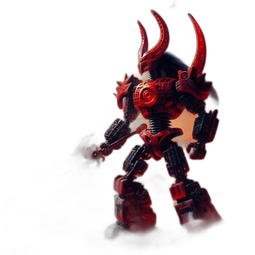 robot, weapon, creature, 3d render transparent PNG cut-out
