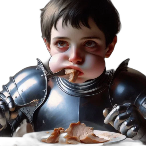 food, robot, face, concept art transparent PNG cut-out