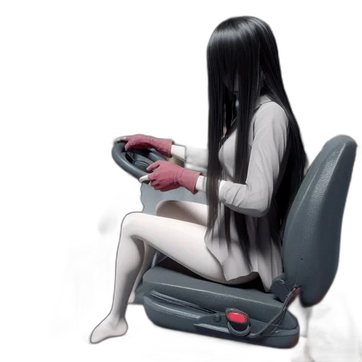car, robot, dress, hair transparent PNG cut-out