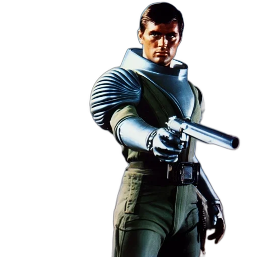 jacket, weapon, concept art, comic book art transparent PNG cut-out