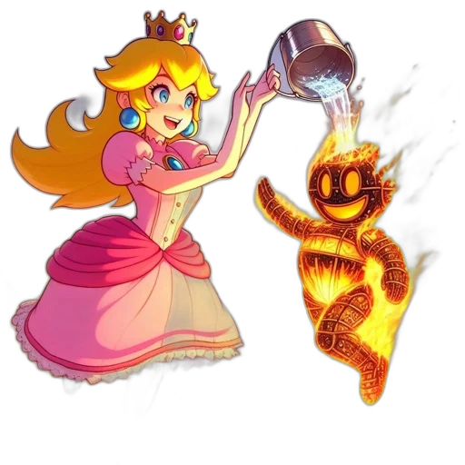 crown, dress, mask, staff transparent PNG cut-out