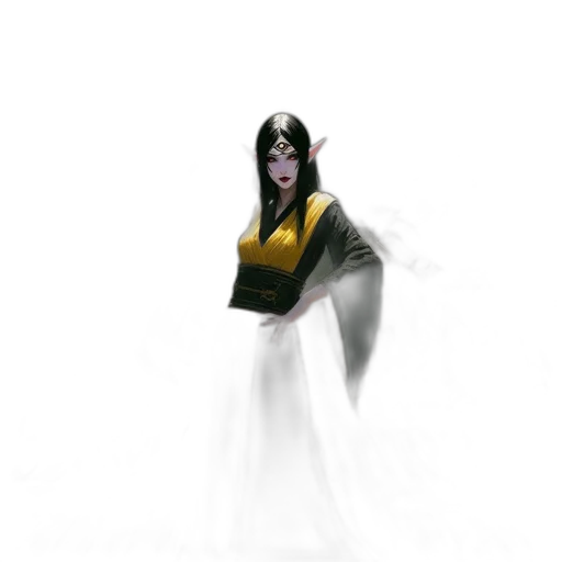 staff, dress, sword, mask transparent PNG cut-out