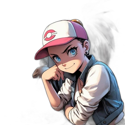hat, weapon, creature, face transparent PNG cut-out