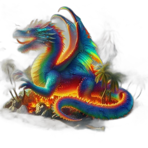 dragon, creature, animal, weapon transparent PNG cut-out