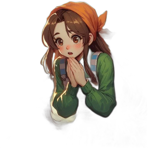 staff, creature, face, jacket transparent PNG cut-out