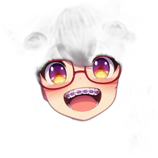 hair, face, mask, dragon transparent PNG cut-out