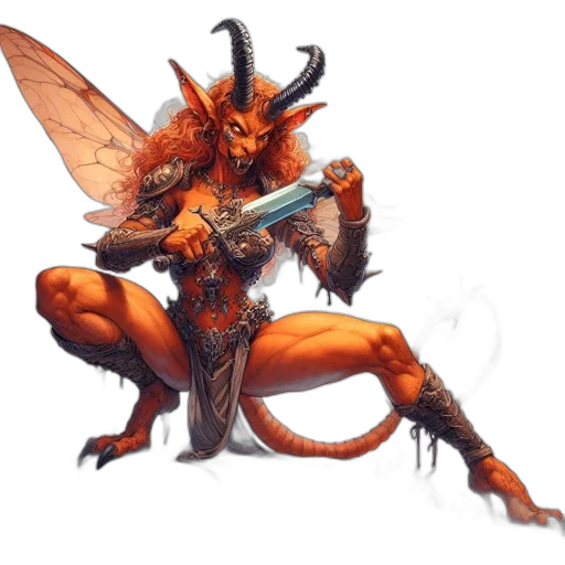 dragon, staff, weapon, creature transparent PNG cut-out