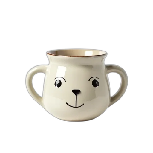 3d render, photorealistic, ceramic, mug transparent PNG cut-out