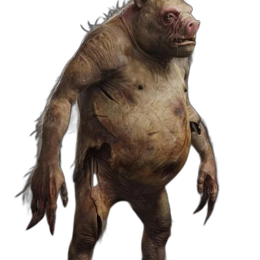 creature, animal, face, staff transparent PNG cut-out