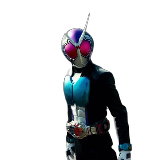robot, mask, jacket, weapon transparent PNG cut-out