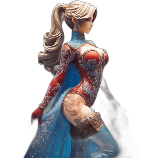 dress, jewelry, sword, fantasy art transparent PNG cut-out