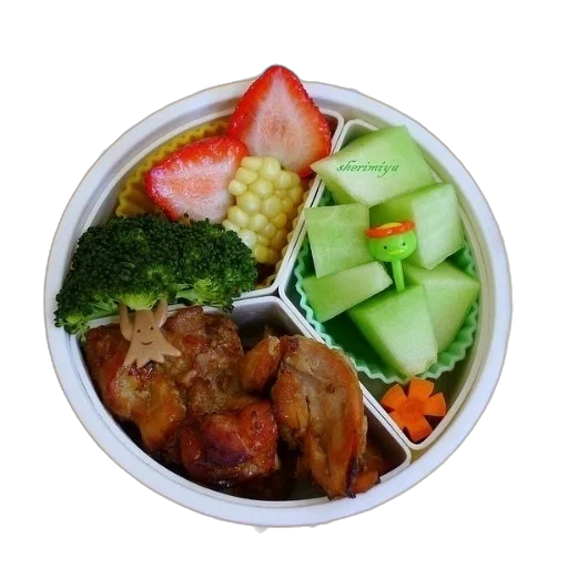 food, photorealistic, 3d render, hello transparent PNG cut-out