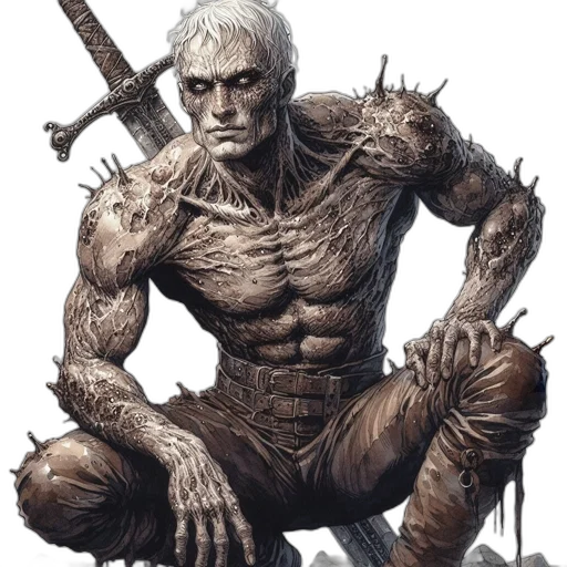 creature, comic book art, concept art, fantasy art transparent PNG cut-out
