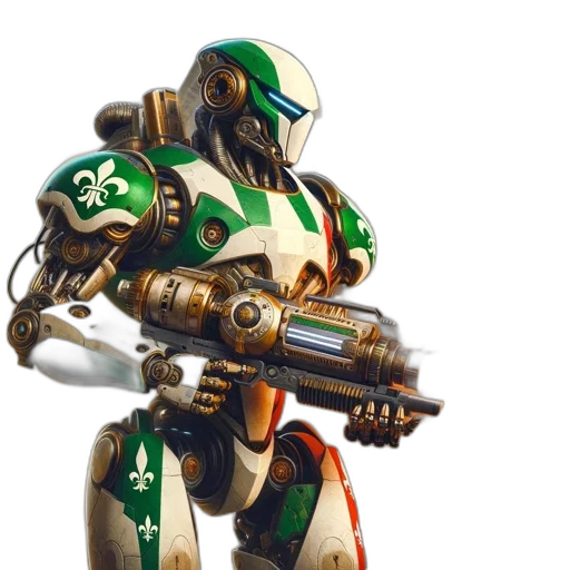 weapon, robot, sword, staff transparent PNG cut-out