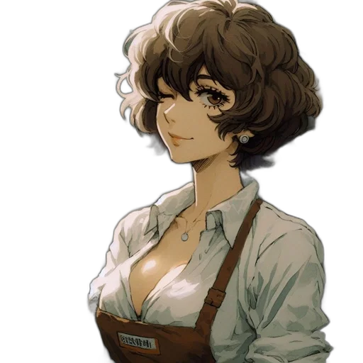 staff, dress, face, jacket transparent PNG cut-out