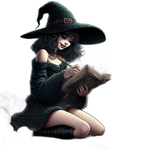 hat, dress, mask, staff transparent PNG cut-out