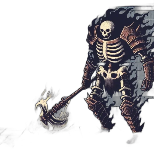 weapon, sword, creature, staff transparent PNG cut-out