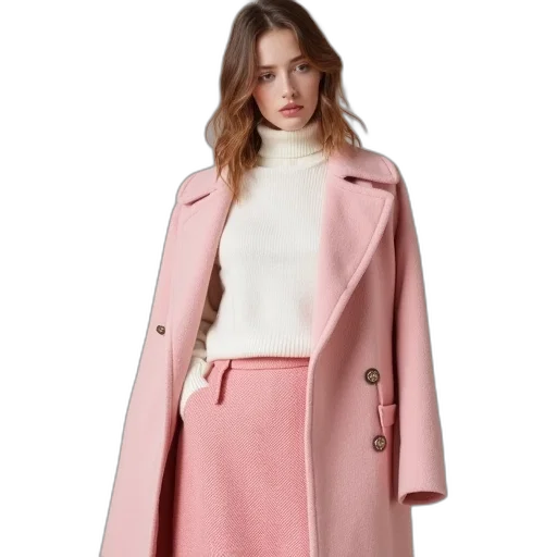 jacket, dress, pastel, monochrome transparent PNG cut-out