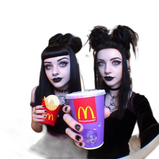 food, vaporwave, 3d render, concept art transparent PNG cut-out
