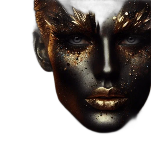 mask, face, jewelry, crown transparent PNG cut-out