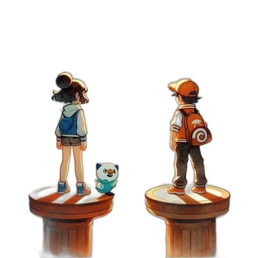 concept art, 3d render, pixel art, fantasy art transparent PNG cut-out