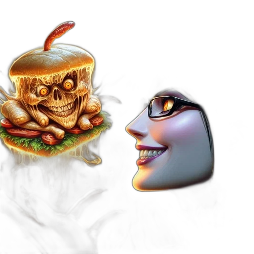 mask, food, face, crown transparent PNG cut-out