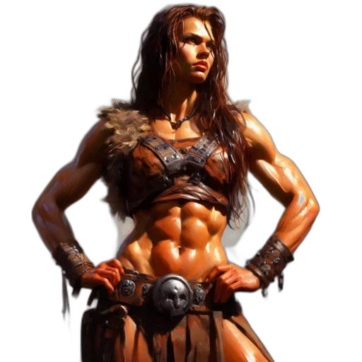 fantasy art, concept art, comic book art, photorealistic transparent PNG cut-out