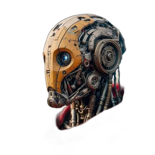 mask, robot, face, weapon transparent PNG cut-out