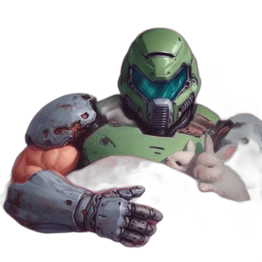 robot, weapon, creature, mask transparent PNG cut-out