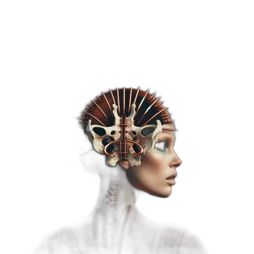 robot, crown, mask, face transparent PNG cut-out
