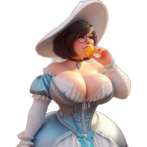 dress, hat, food, bottle transparent PNG cut-out