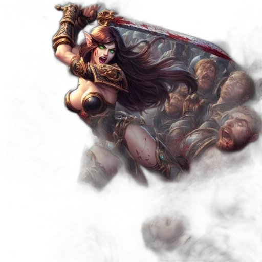 weapon, sword, fantasy art, concept art transparent PNG cut-out