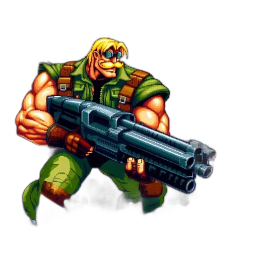 weapon, concept art, pixel art, comic book art transparent PNG cut-out