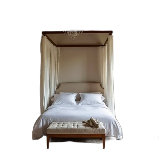 furniture, crown, staff, 3d render transparent PNG cut-out