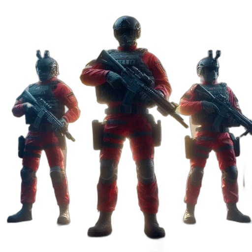 weapon, concept art, 3d render, pixel art transparent PNG cut-out