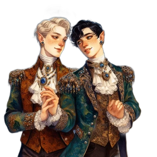 jacket, watercolor, fantasy art, concept art transparent PNG cut-out