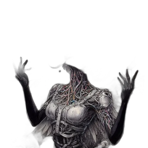 creature, mask, robot, dragon transparent PNG cut-out